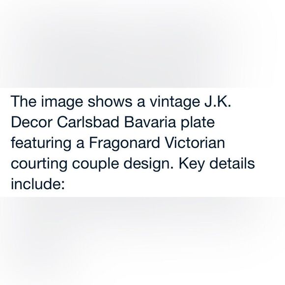 JKW 1930 Western Germany Fine Porcelain Luxurious Pink Gold Dinnerware Plate - Picture 11 of 12